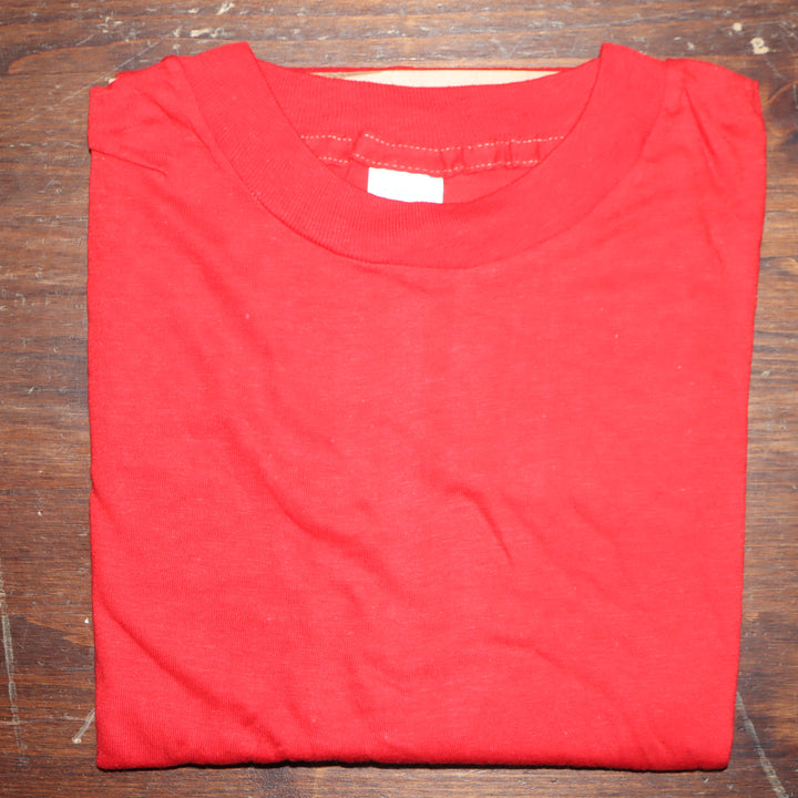 Fruit Of The Loom made in USA T-shirt Taglia M vintage mezza manica nuova deadstock