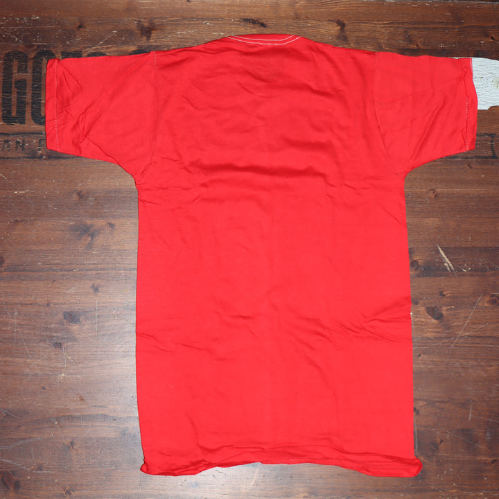 Fruit Of The Loom made in USA T-shirt Taglia M vintage mezza manica nuova deadstock