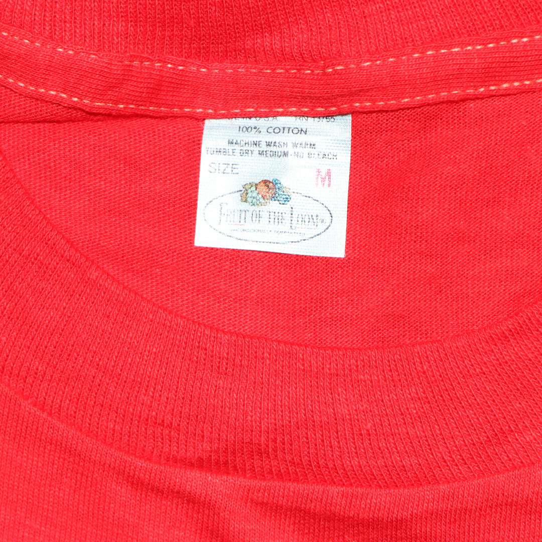 Fruit Of The Loom made in USA T-shirt Taglia M vintage mezza manica nuova deadstock