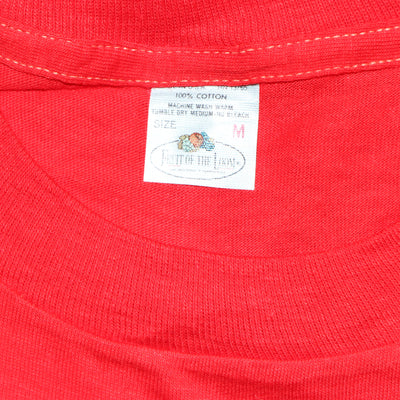 Fruit Of The Loom made in USA T-shirt Taglia M vintage mezza manica nuova deadstock
