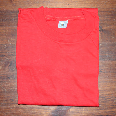 Fruit Of The Loom made in USA T-shirt Taglia M vintage mezza manica nuova deadstock