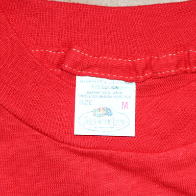 Fruit Of The Loom made in USA T-shirt Taglia M vintage mezza manica nuova deadstock