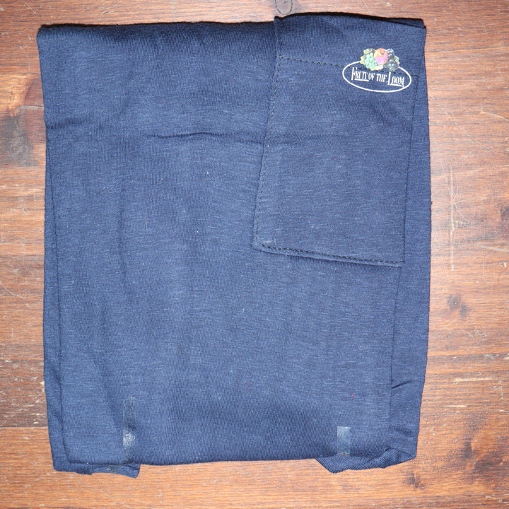 Fruit Of The Loom made in USA T-shirt Taglia M vintage mezza manica nuova deadstock