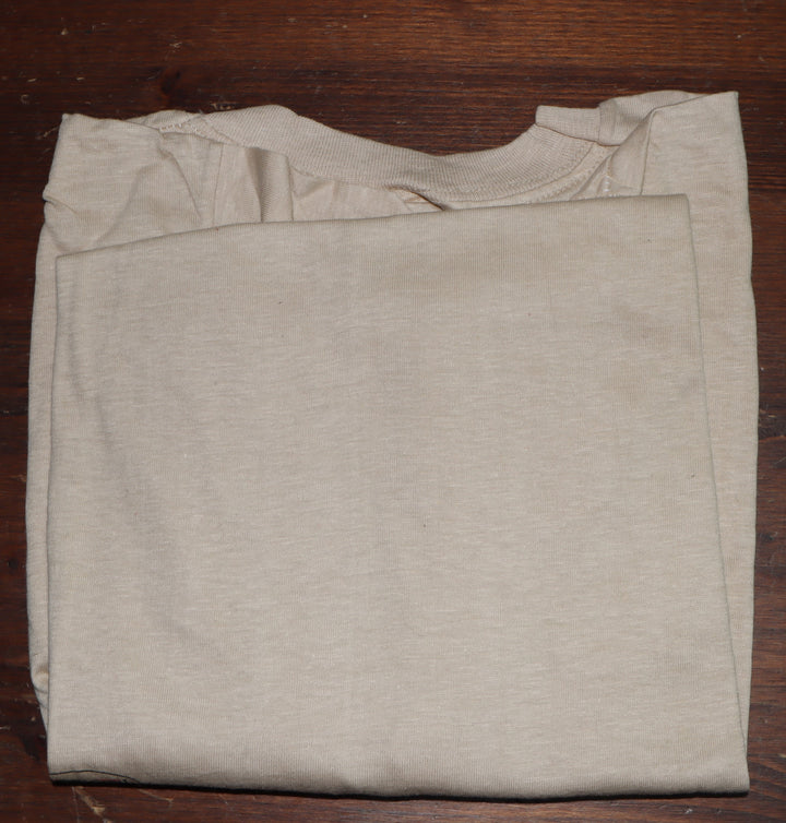 Fruit Of The Loom made in USA T-shirt Taglia L vintage mezza manica nuova deadstock