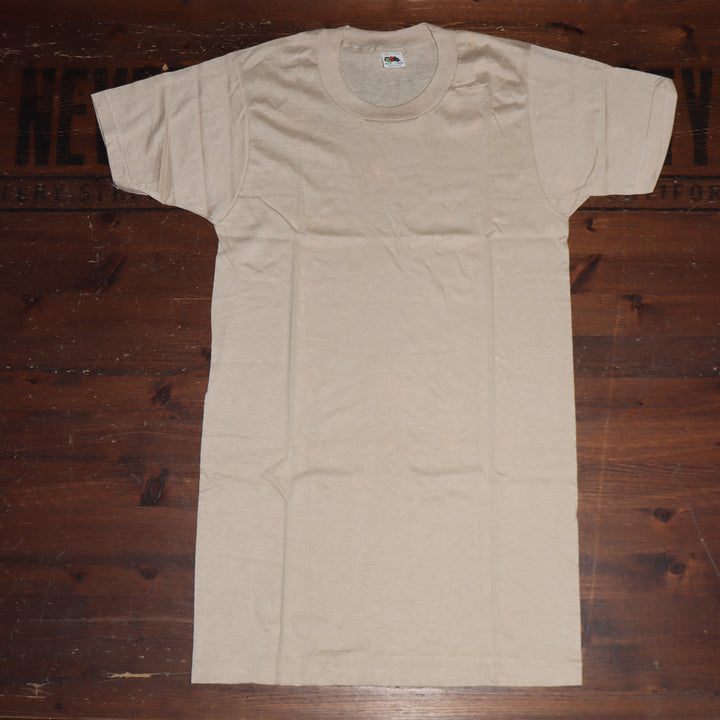 Fruit Of The Loom made in USA T-shirt Taglia S vintage mezza manica nuova deadstock