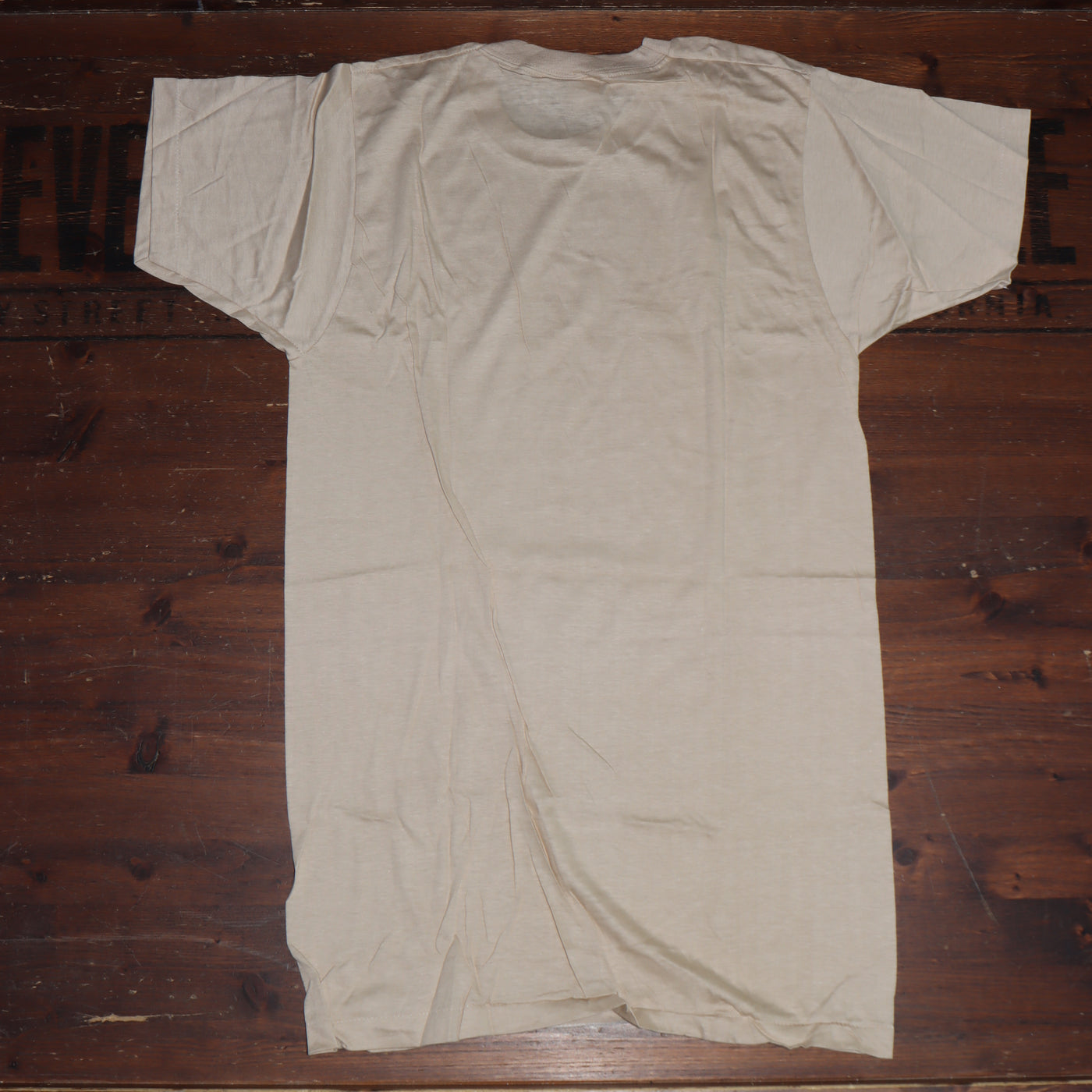 Fruit Of The Loom made in USA T-shirt Taglia L vintage mezza manica nuova deadstock