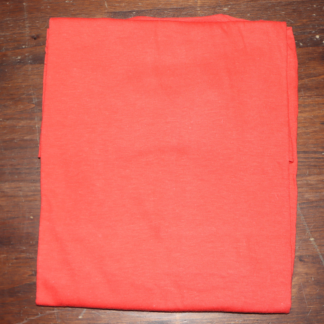 Fruit Of The Loom made in USA T-shirt Taglia M vintage manica Lunga nuova deadstock