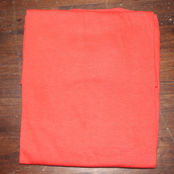 Fruit Of The Loom made in USA T-shirt Taglia M vintage manica Lunga nuova deadstock