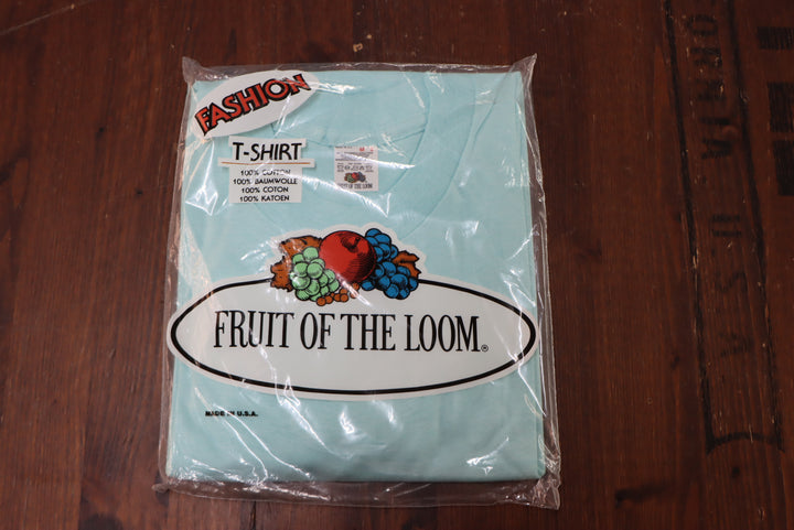 Fruit Of The Loom made in USA T-shirt Taglia M vintage nuova deadstock