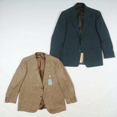 Stock 30pz Giacche eleganti invernali da uomo deadstock anni 2000 fondo di magazzino