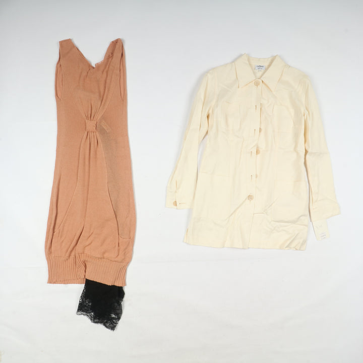 Abbigliamento misto donna made in Italy deadstock 78pz pantaloni, Canicie, Gonne...
