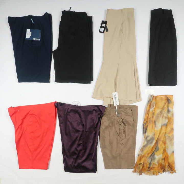 Abbigliamento misto donna made in Italy deadstock 78pz pantaloni, Canicie, Gonne...