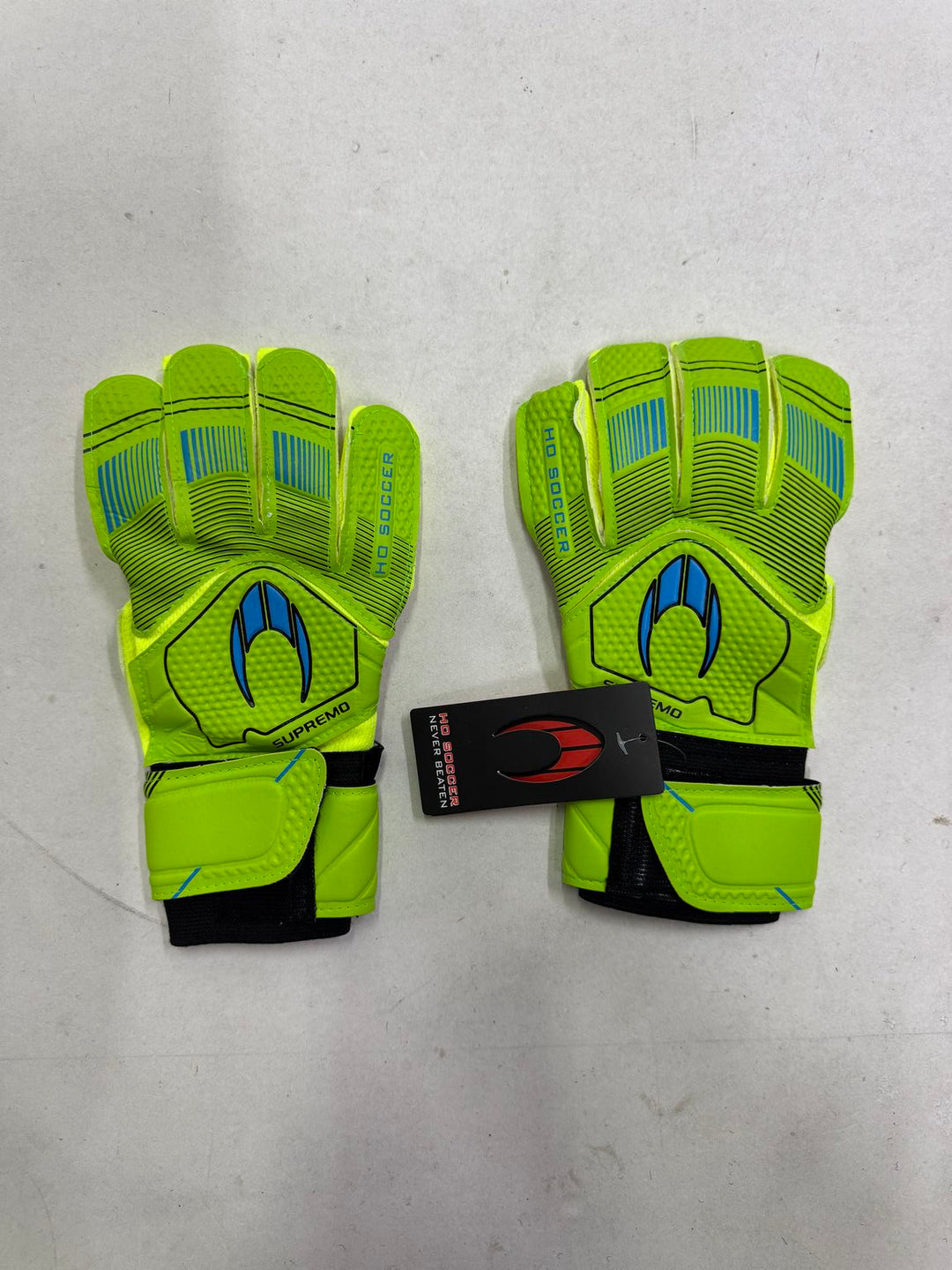 Ho soccer clone supremo II negative size 5 guanti portiere calcio nuovi