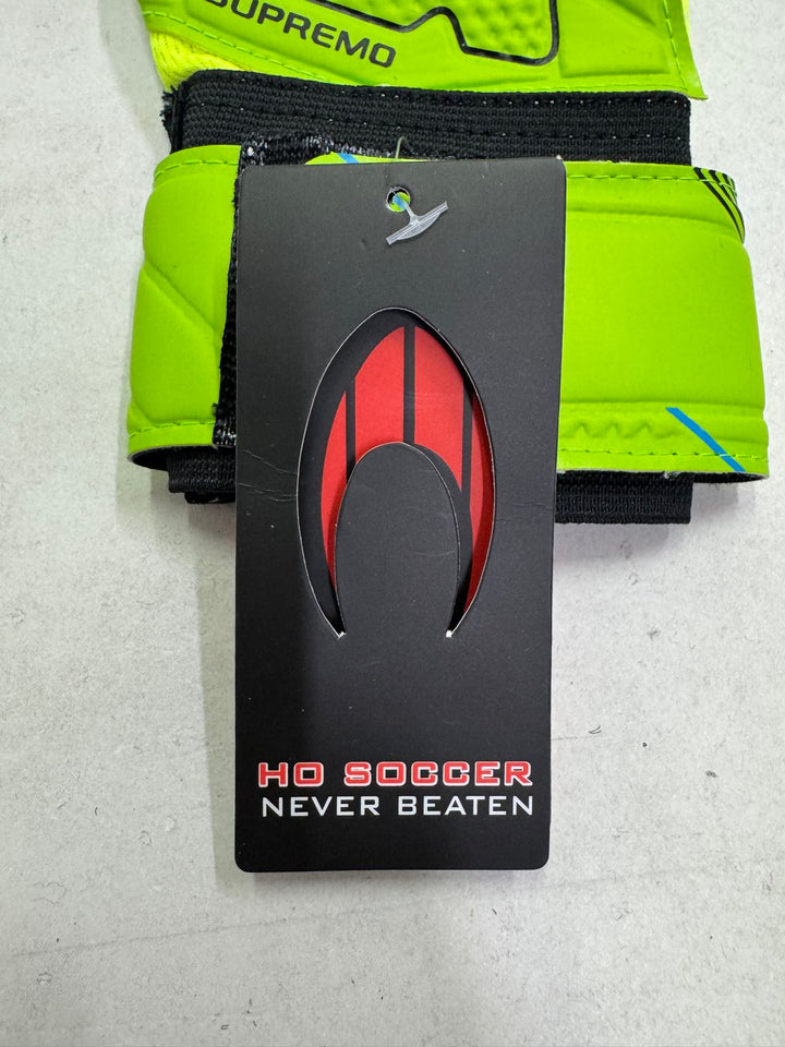 Ho soccer clone supremo II negative size 5 guanti portiere calcio nuovi