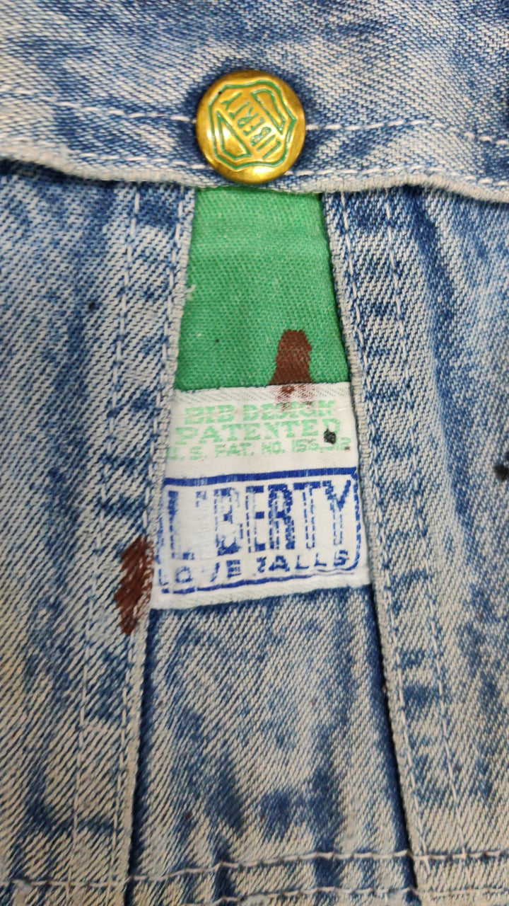 Liberty made in usa salopette vintage dungarees