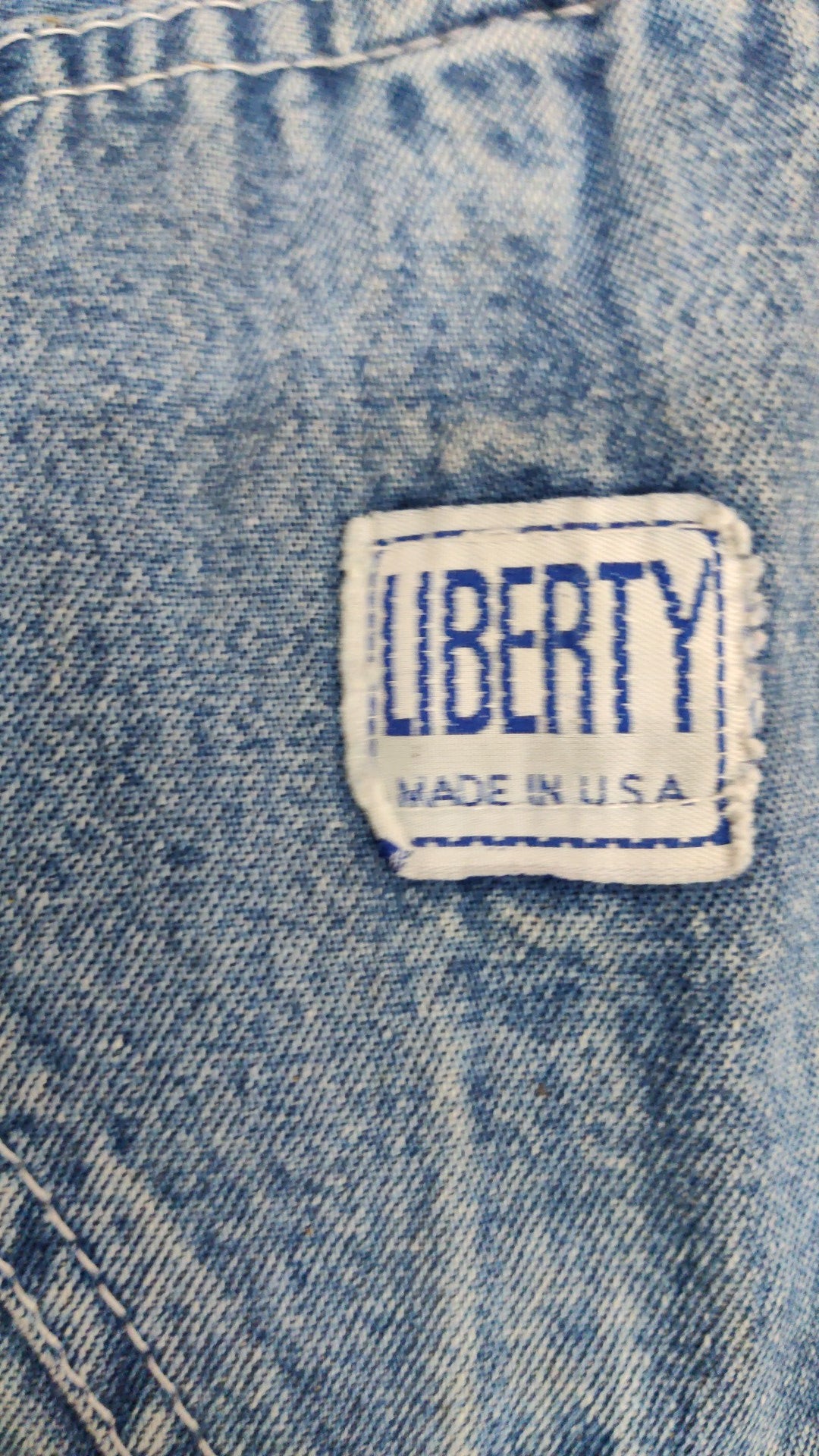 Liberty made in usa salopette vintage dungarees