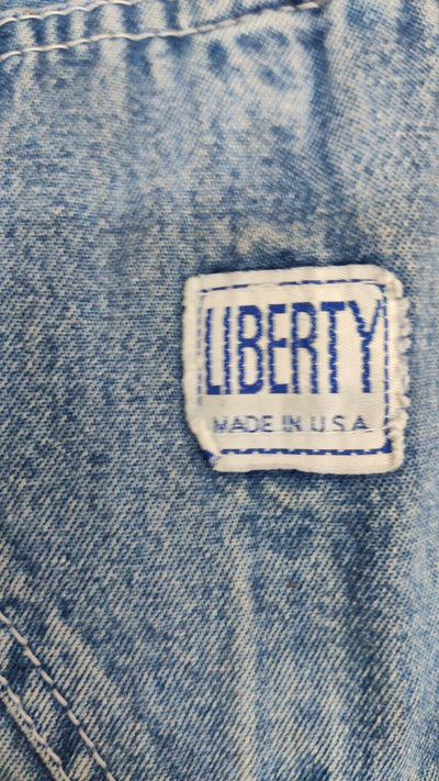 Liberty made in usa salopette vintage dungarees
