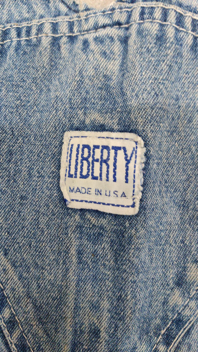 Liberty made in usa salopette vintage dungarees