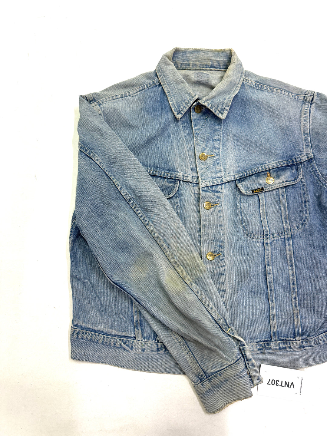 Lee riders denim jacket vintage made in usa
