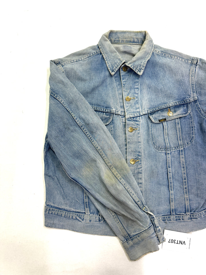 Lee riders denim jacket vintage made in usa