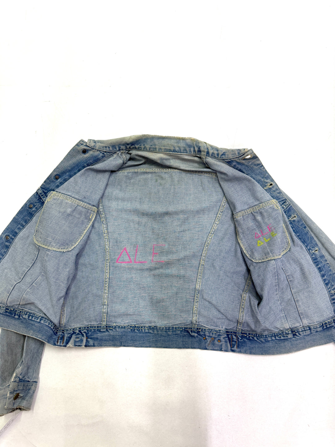 Lee riders denim jacket vintage made in usa