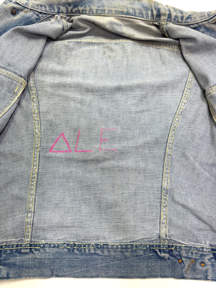 Lee riders denim jacket vintage made in usa