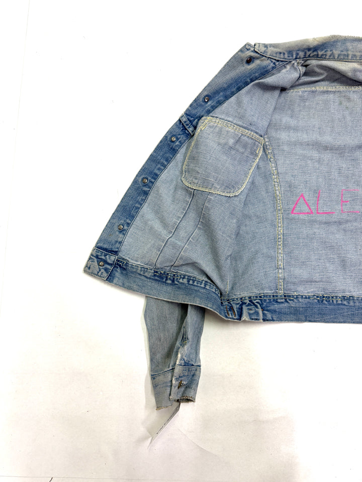 Lee riders denim jacket vintage made in usa