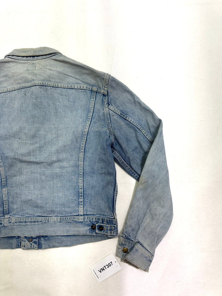 Lee riders denim jacket vintage made in usa