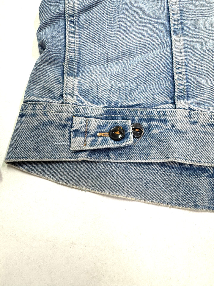 Lee riders denim jacket vintage made in usa
