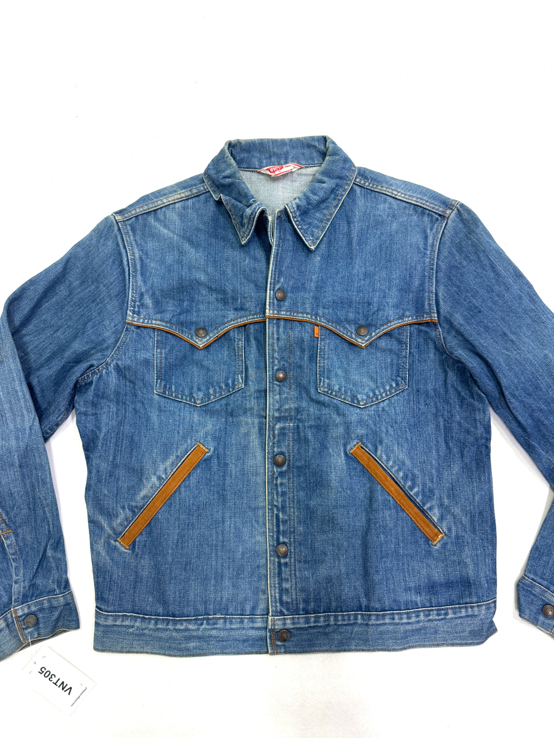Levi's 70509 orange tab made in usa taglia 44 vintage western jacket anni 70s