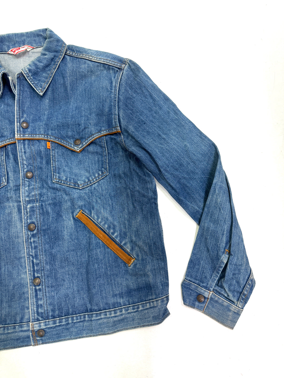 Levi's 70509 orange tab made in usa taglia 44 vintage western jacket anni 70s