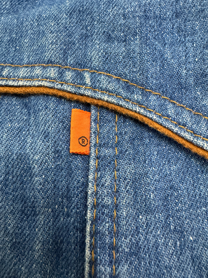 Levi's 70509 orange tab made in usa taglia 44 vintage western jacket anni 70s