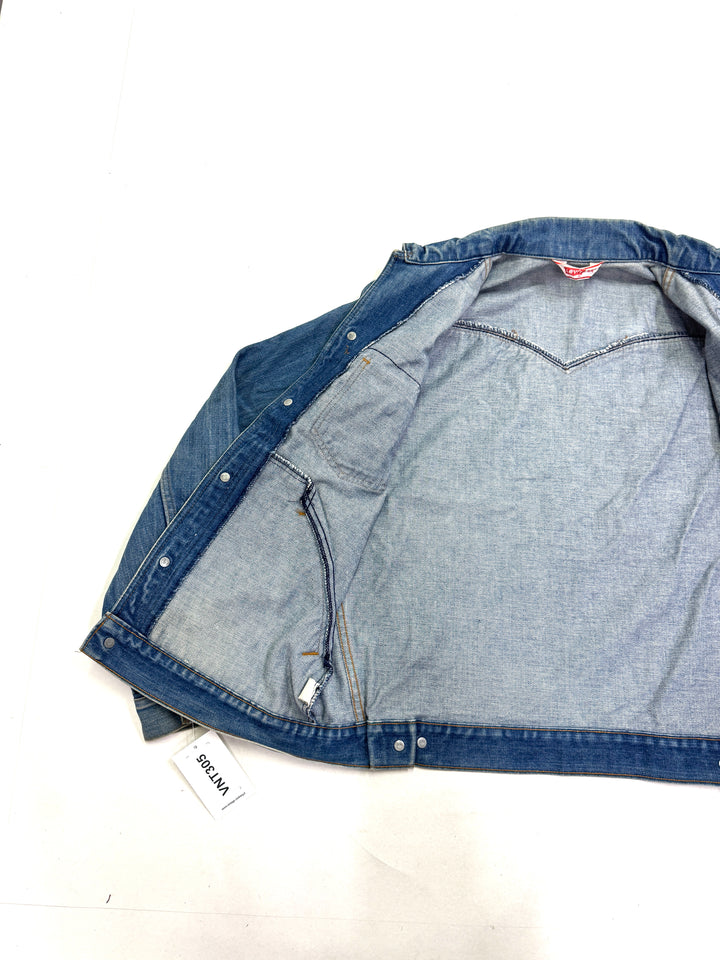 Levi's 70509 orange tab made in usa taglia 44 vintage western jacket anni 70s