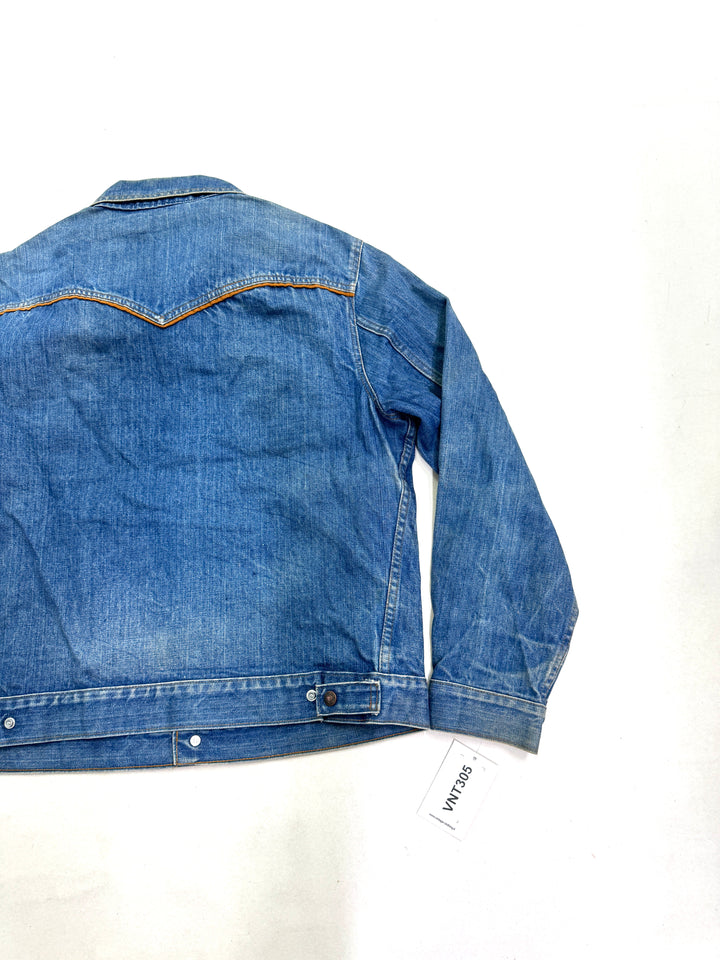 Levi's 70509 orange tab made in usa taglia 44 vintage western jacket anni 70s