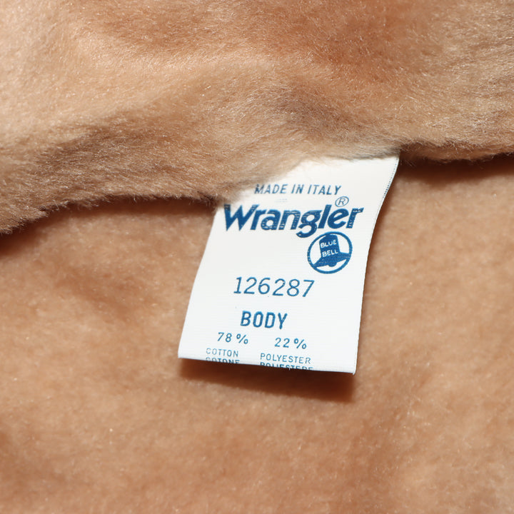 Wrangler Blue Bell giacca in velluto beige taglia L nuovo deadstock
