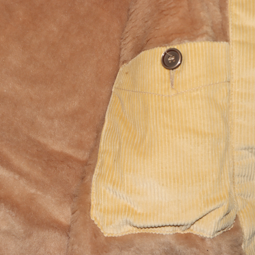 Wrangler Blue Bell giacca in velluto beige taglia L nuovo deadstock