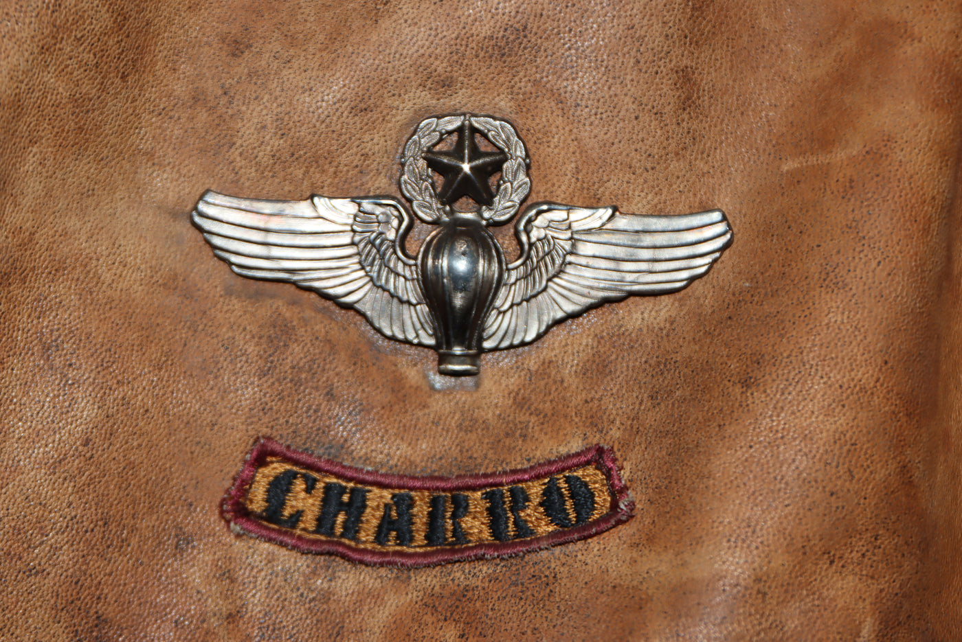 Charro U.S.A.A.T.  - EQUIPMENT made in usa giacca in pelle modello aviatore pilota