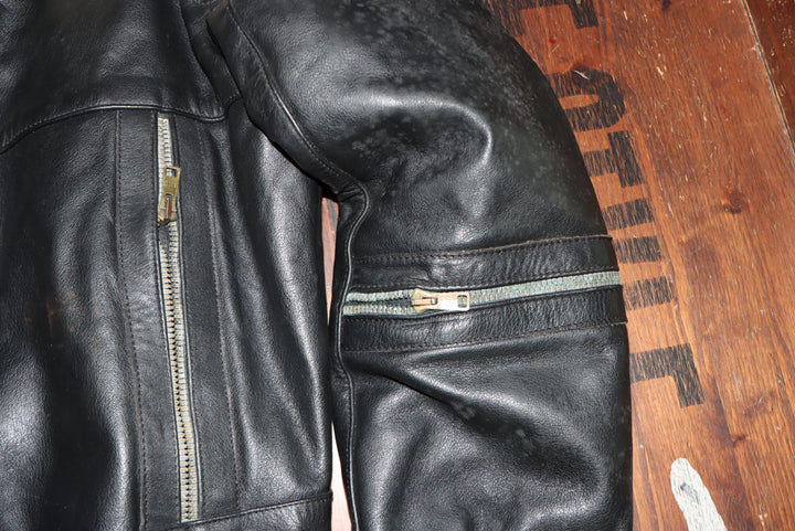 Dainese giacca da moto vintage in pelle made in Italy taglia 48