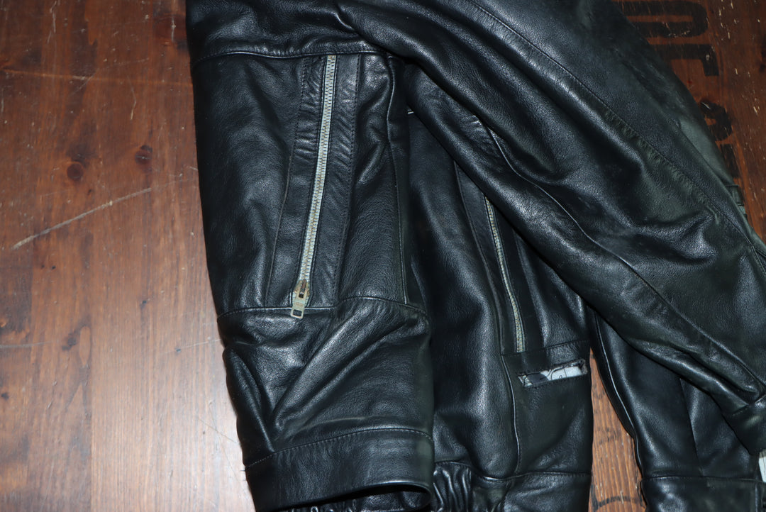 Dainese giacca da moto vintage in pelle made in Italy taglia 48