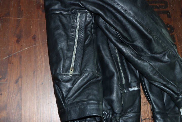 Dainese giacca da moto vintage in pelle made in Italy taglia 48
