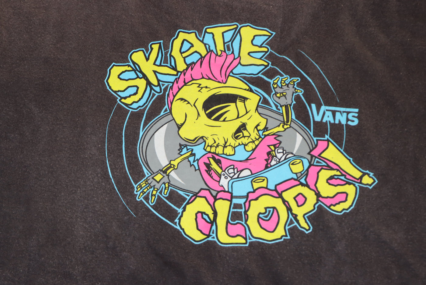 Vans Skate Clops T-shirt manica corta taglia M made Mexico