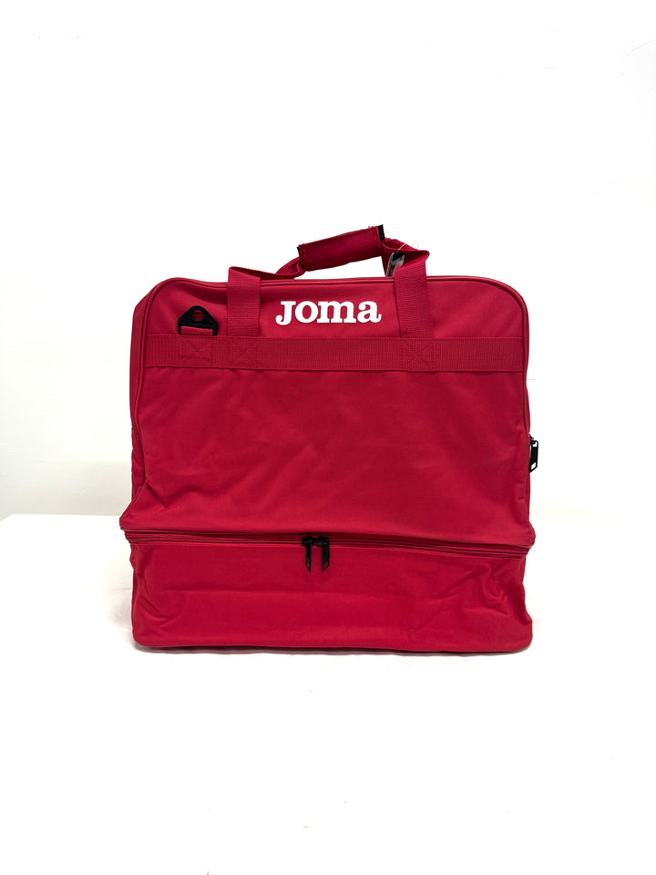 Stock 125pz Borsoni nuovi calcio Macron e Joma Rosso deadstock football bag