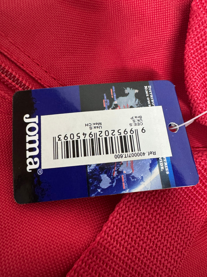 Stock 125pz Borsoni nuovi calcio Macron e Joma Rosso deadstock football bag