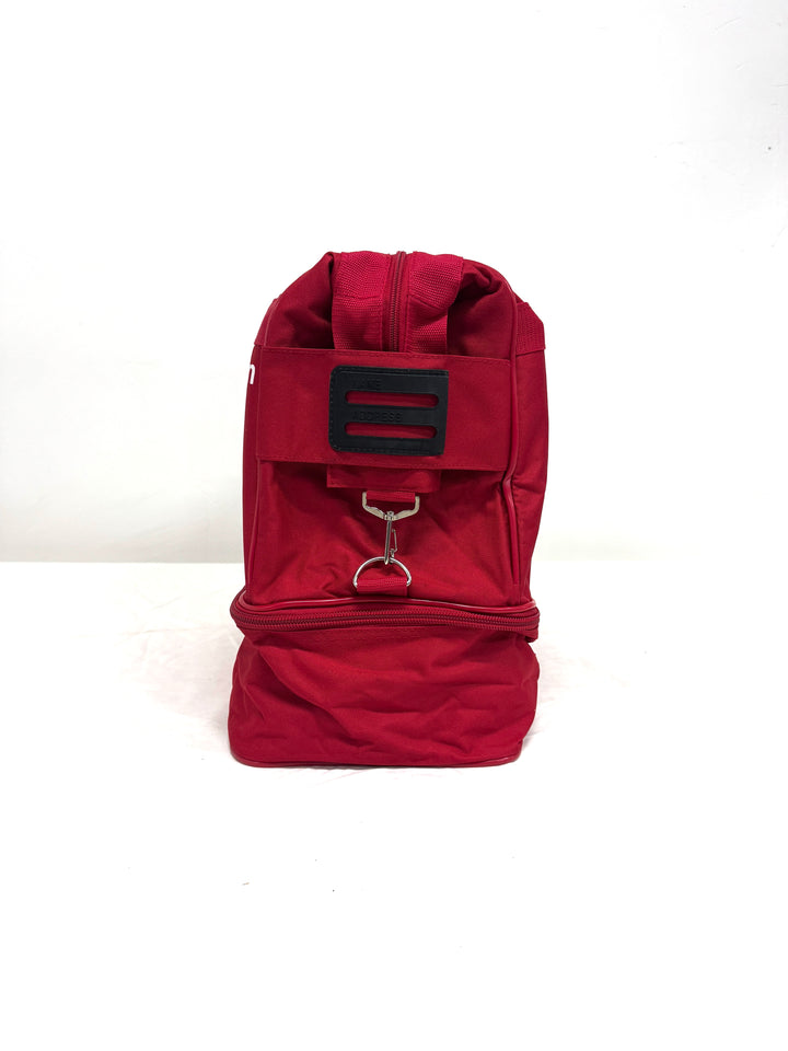 Stock 125pz Borsoni nuovi calcio Macron e Joma Rosso deadstock football bag