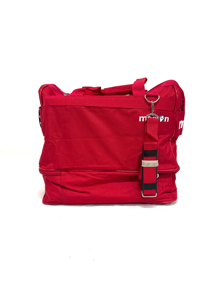 Stock 125pz Borsoni nuovi calcio Macron e Joma Rosso deadstock football bag