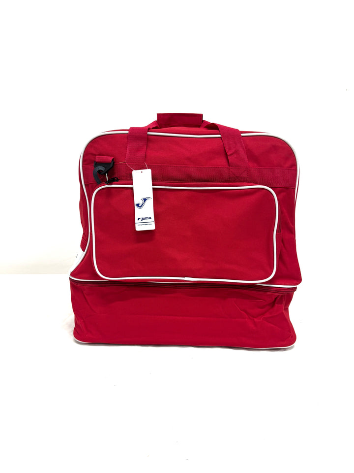 Stock 125pz Borsoni nuovi calcio Macron e Joma Rosso deadstock football bag