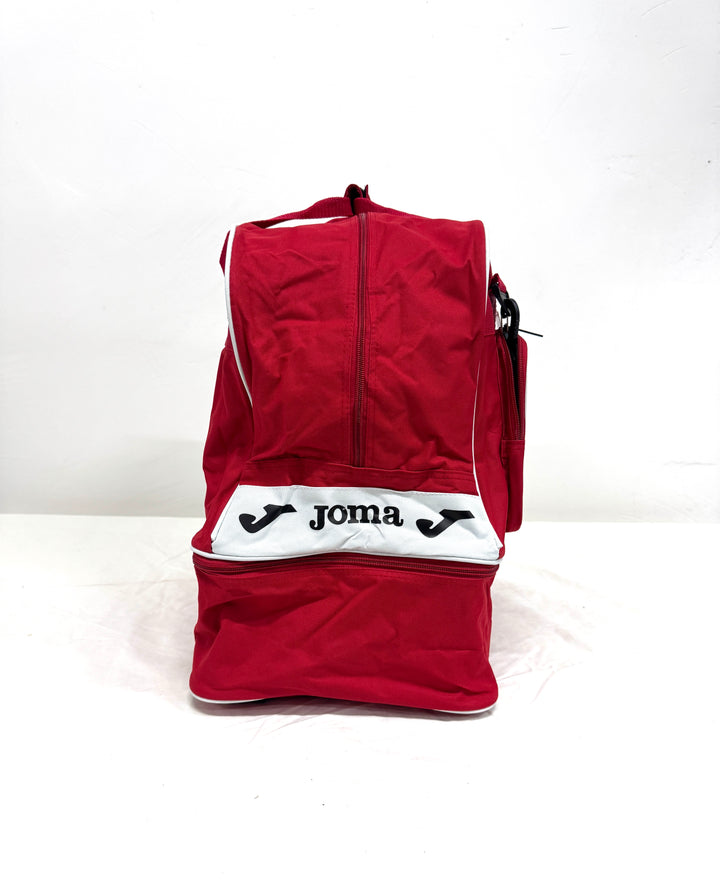 Stock 125pz Borsoni nuovi calcio Macron e Joma Rosso deadstock football bag