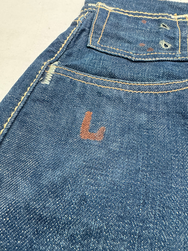 Levi's RED short selvedge cimosa rossa deadstock