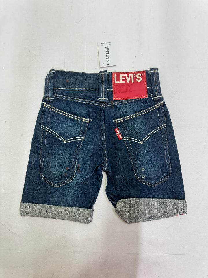 Levi's RED short selvedge cimosa rossa deadstock