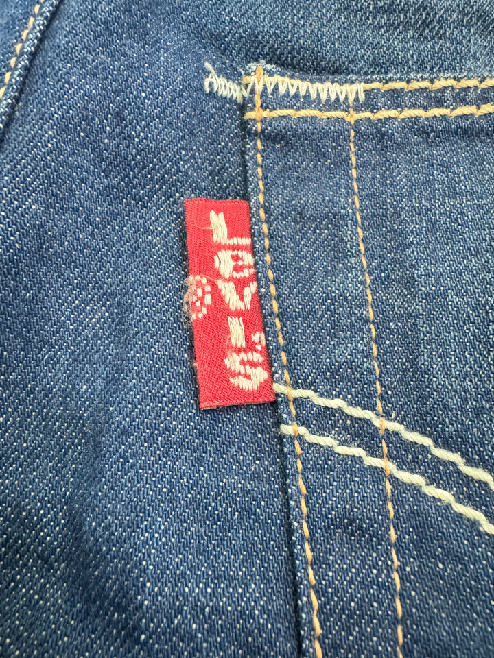 Levi's RED short selvedge cimosa rossa deadstock
